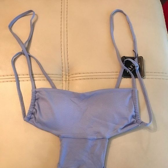 ZAFUL Textured Criss Cross Cutout One Piece Swimsuit NWT - Picture 5 of 9